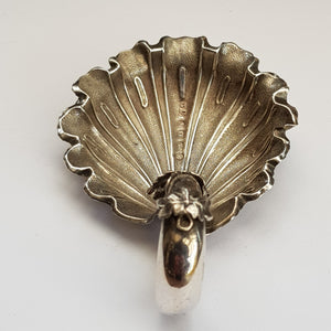 Sterling Silver Scalloped Bacchanalian Décor Wine Taster George Unite Antique Birmingham Circa 1862