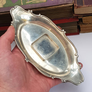 Sterling Silver Ink Stand With Ink Well Legend Engraved Antique Edwardian Chester Circa 1905