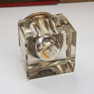 Sterling Silver Ink Stand With Ink Well Legend Engraved Antique Edwardian Chester Circa 1905