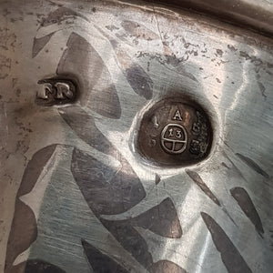 Rare Austrian Solid Silver Repousse Drinking Goblet Antique Vienna circa 1833