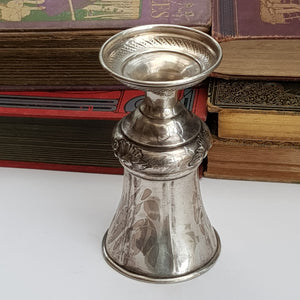 Rare Austrian Solid Silver Repousse Drinking Goblet Antique Vienna circa 1833