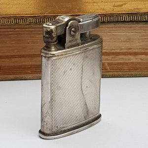 Rare Sterling Silver Cigarette Lighter Art Metal Works Newark USA Antique Circa 1920's