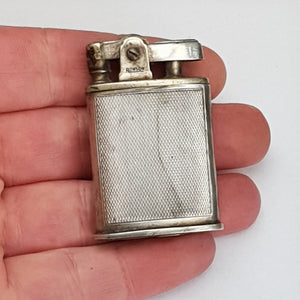 Rare Sterling Silver Cigarette Lighter Art Metal Works Newark USA Antique Circa 1920's