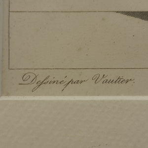 Rare Copper Etching Of Greek Goddess Demeter By Jean Jaques Avril Antique Georgian Circa 1818