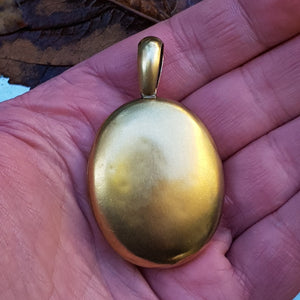 15k Gold Keepsake Locket With Opal cabochon And Old Cut Diamond Cross Mount Antique Gothic Victorian Circa 1870