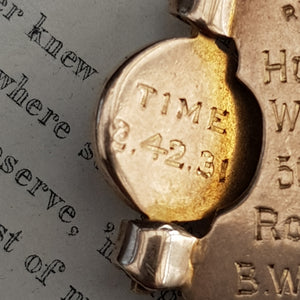 Rare 9k Gold Cycling Club Medal Hounslow Wheelers Antique Edwardian London circa 1905