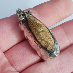 Rare Sterling Silver Novelty Pig Shaped Pin Cushion Antique Edwardian Birmingham Circa 1908