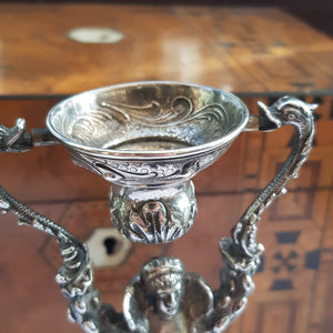 Superb Norwegian Solid Silver Marriage Cup Antique Circa 1890