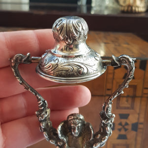 Superb Norwegian Solid Silver Marriage Cup Antique Circa 1890