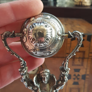 Superb Norwegian Solid Silver Marriage Cup Antique Circa 1890