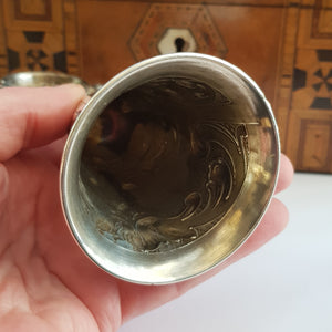 Superb Norwegian Solid Silver Marriage Cup Antique Circa 1890