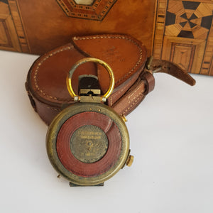 Great War Verner's Pattern Marching Compass Crow Foot Marked Antique circa 1915