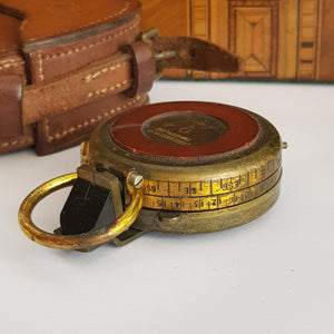 Great War Verner's Pattern Marching Compass Crow Foot Marked Antique circa 1915