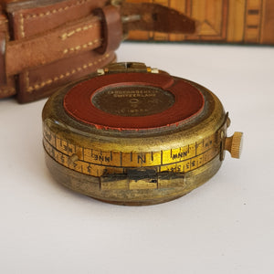 Great War Verner's Pattern Marching Compass Crow Foot Marked Antique circa 1915