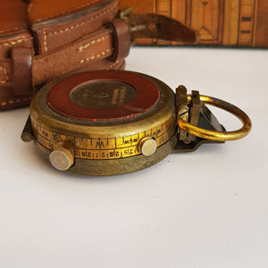Great War Verner's Pattern Marching Compass Crow Foot Marked Antique circa 1915