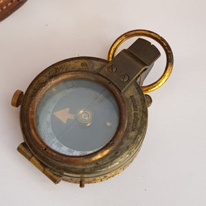Great War Verner's Pattern Marching Compass Crow Foot Marked Antique circa 1915