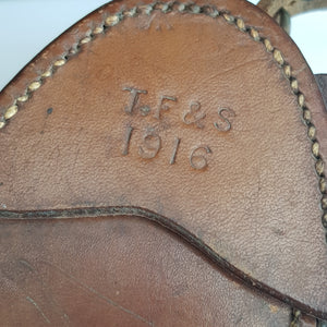 Great War Verner's Pattern Marching Compass Crow Foot Marked Antique circa 1915