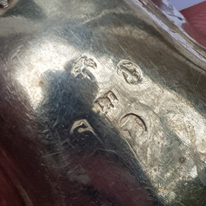 Sterling Silver Stylised Feathered Gallery Bowl Tea Caddy Spoon Antique Georgian Birmingham Circa 1790