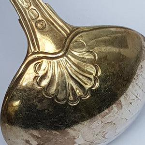 Sterling Silver Kings Pattern tea Caddy Spoon Antique London Circa 1861