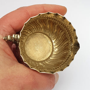 Sterling Silver Ornate Repousse Worked Creamer Jug Antique Victorian London Circa 1890