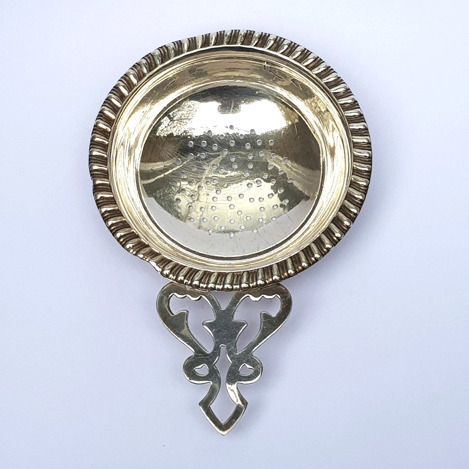 American Sterling Silver Tea Strainer Roden Bros Ltd Vintage circa 1930