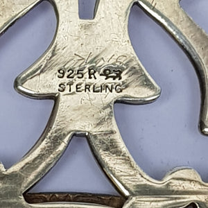 American Sterling Silver Tea Strainer Roden Bros Ltd Vintage circa 1930