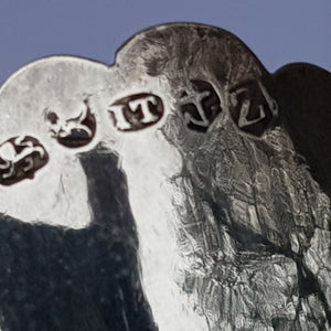 Sterling Silver Floral Engraved Tea Caddy Spoon Antique Georgian Birmingham Circa 1797