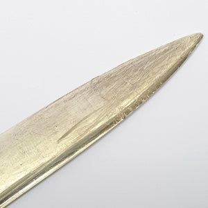 Sterling Silver Turned Pattern Letter Opener Vintage Birmingham Circa 1988