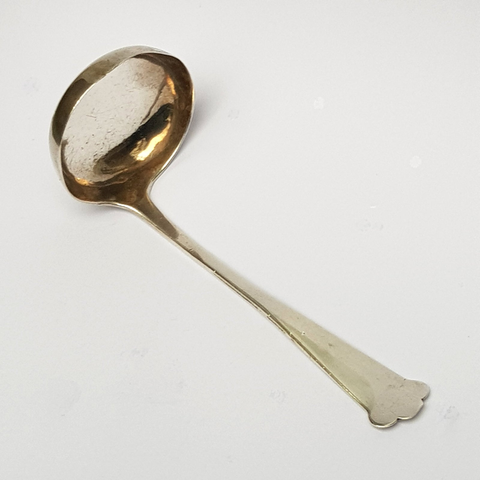 Sterling Silver Dog Nose Sauce Ladle Antique Birmingham Circa 1912
