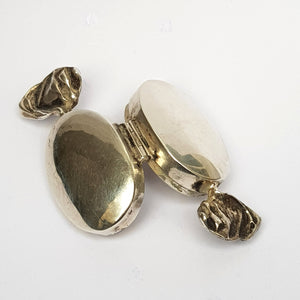 Sterling Silver Novelty Pill Box As A Wrapped Sweet Or Candy Vintage Circa 1970's