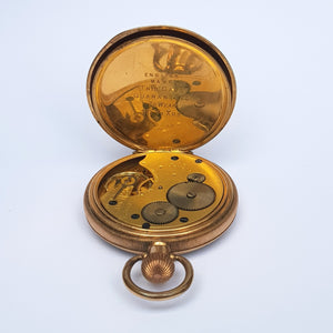 9k Gold Filled Dennison Star Cased English Lever Pocket Watch Antique Circa 1920