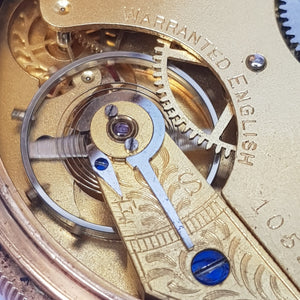 9k Gold Filled Dennison Star Cased English Lever Pocket Watch Antique Circa 1920