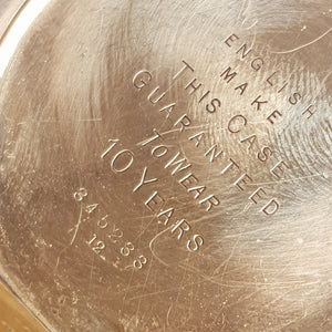 9k Gold Filled Dennison Star Cased English Lever Pocket Watch Antique Circa 1920