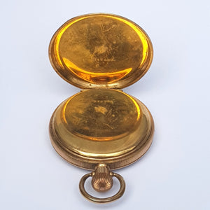 9k Gold Filled Dennison Star Cased English Lever Pocket Watch Antique Circa 1920
