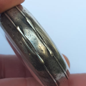 Swiss Solid Silver Cased Moon Phase Calendar Pocket Watch Antique Circa 1890