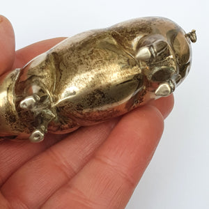 Sterling Silver Good Sized Pig Shaped Pin Cushion Adie & Lovekin Birmingham Circa 1906