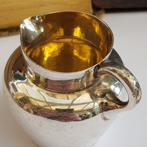 Sterling Silver Bachelors Cream Jug Antique Edwardian Sheffield Circa 1906
