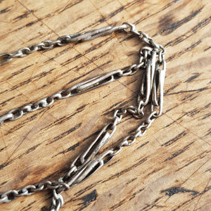 Sterling Silver Ornate Art Nouveau Orchid Pendant Necklace Antique circa 1900