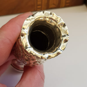 Sterling Silver Repousse Bulbed Amphora Specimen Flower Vase Antique Chester Circa 1899