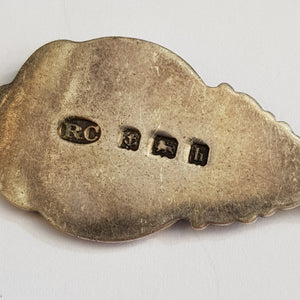 Rare Sterling Silver Enamel Stratford On Avon Shakespeare Souvenir Spoon Antique Birmingham Circa1907