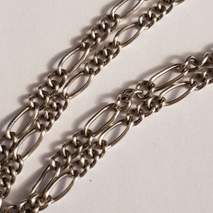 Sterling Silver Gold Topaz Marcasite Pendant On Silver Chain Vintage Italy Circa 1970's