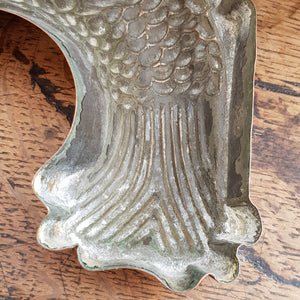 Superb Embossed Copper Salmon Mouse Mould Aspic Mould Antique Victorian Circa 1880