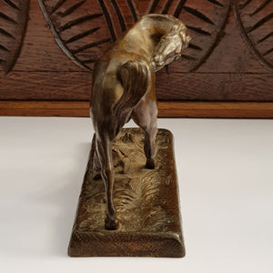 French Bronze Figure OF A Horse Theodore Gechter Antique 19th Century