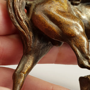 French Bronze Figure OF A Horse Theodore Gechter Antique 19th Century