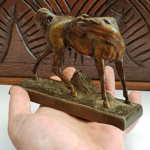 French Bronze Figure OF A Horse Theodore Gechter Antique 19th Century