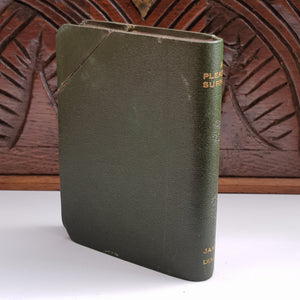 Rare James Dixon & Son Faux Book Liquor Canteen Hip Flask Antique Victorian Circa 1890