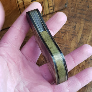 Carved Horn Hand Made Steel Medical Doctors Blood Letting Tool  Edinburgh Antique Georgian c1770