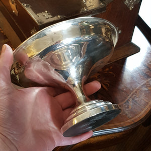 Superb Sterling Silver Tazza Bowl Antique Birmingham Circa 1926