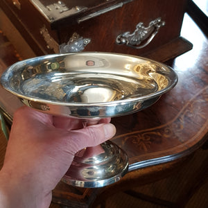 Superb Sterling Silver Tazza Bowl Antique Birmingham Circa 1926