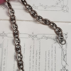 Russian Silver Naval Officers Double Albert Pocket Watch Chain Antique Circa 1910